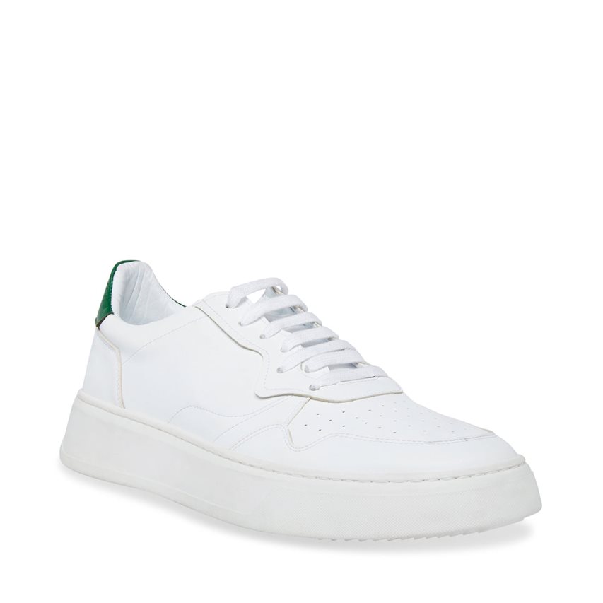 White Steve Madden Jorgee Men's Sneakers | PH 4307JIM